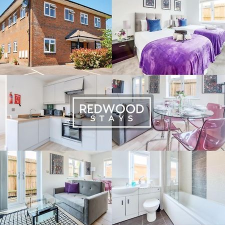 Modern Serviced Apartments For Contractors & Families With Free Parking, Wifi & Netflix By Redwood Stays Basingstoke Kültér fotó