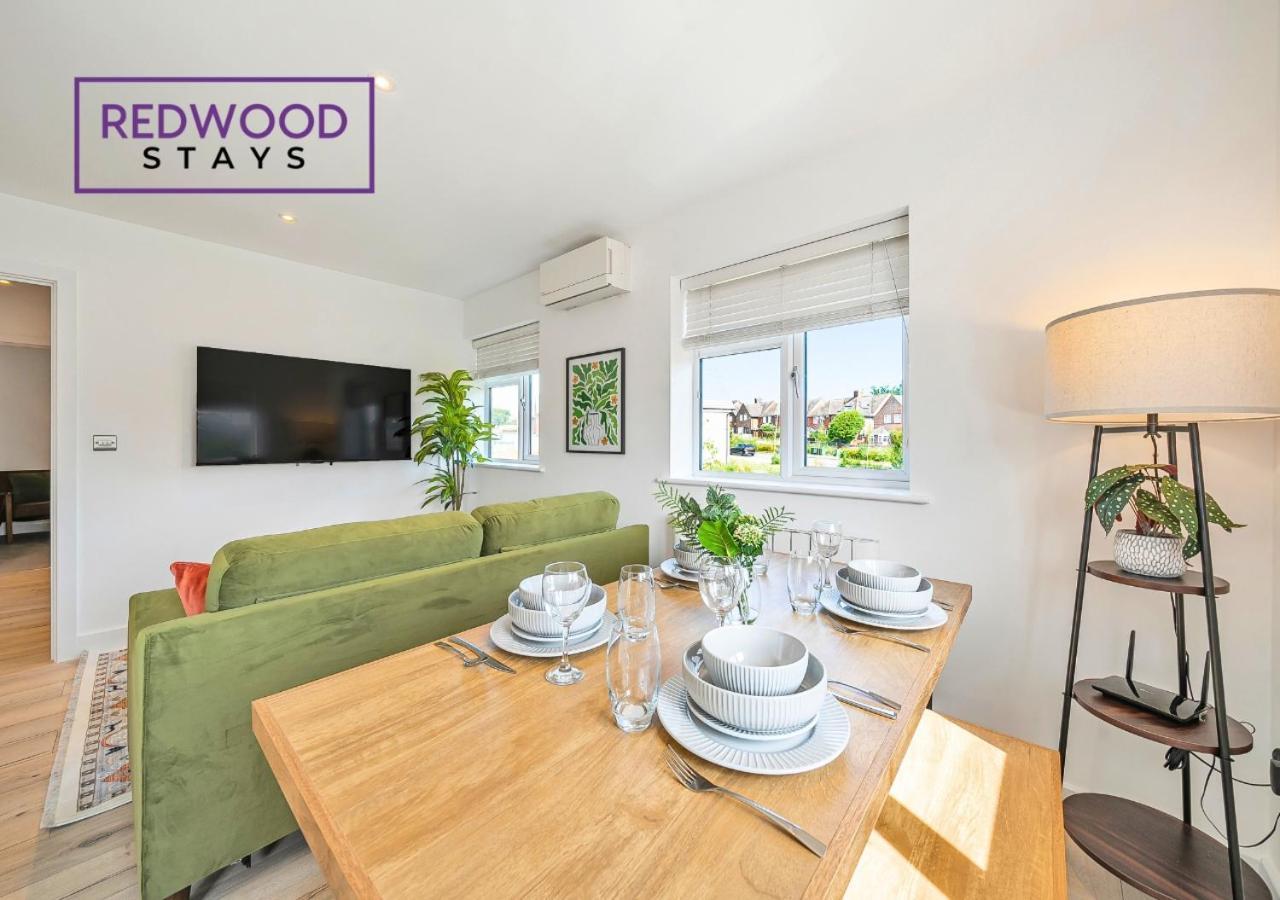 Modern Serviced Apartments For Contractors & Families With Free Parking, Wifi & Netflix By Redwood Stays Basingstoke Kültér fotó